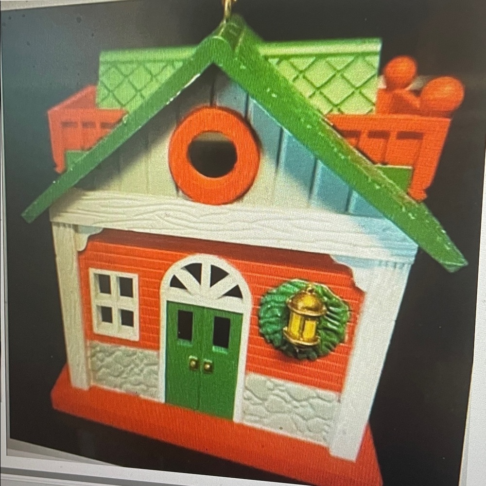 VTG 1991 NATIONAL RENNOC Christmas HOUSE ornament